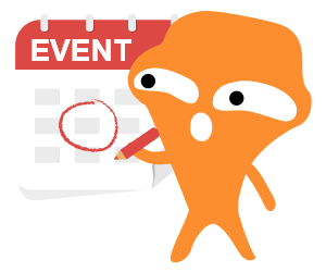 Calendar icon for event schedule